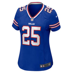 NFL Buffalo Bills Ty Johnson  Women's Team Game Jersey
