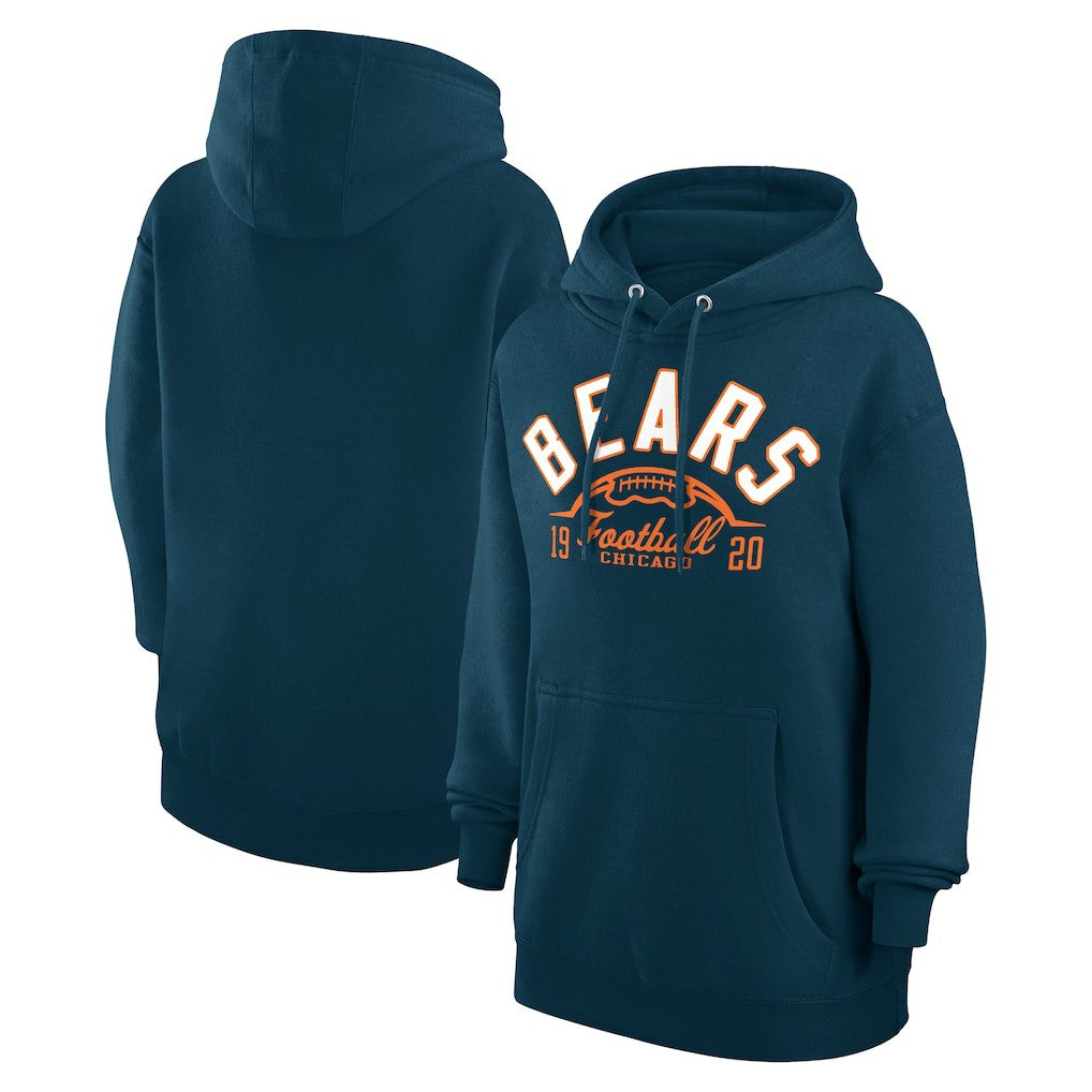 NFL Chicago Bears Starter Unisex Half Ball Team Fleece Pullover Hoodie