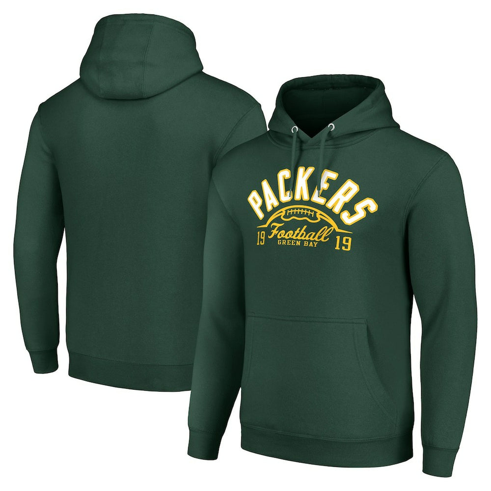 NFL Green Bay Packers Starter Unisex Half Ball Team Fleece Pullover Hoodie