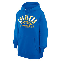 NFL Los Angeles Chargers Starter Unisex Half Ball Team Fleece Pullover Hoodie