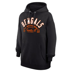 NFL Cincinnati Bengals Starter Unisex Half Ball Team Fleece Pullover Hoodie