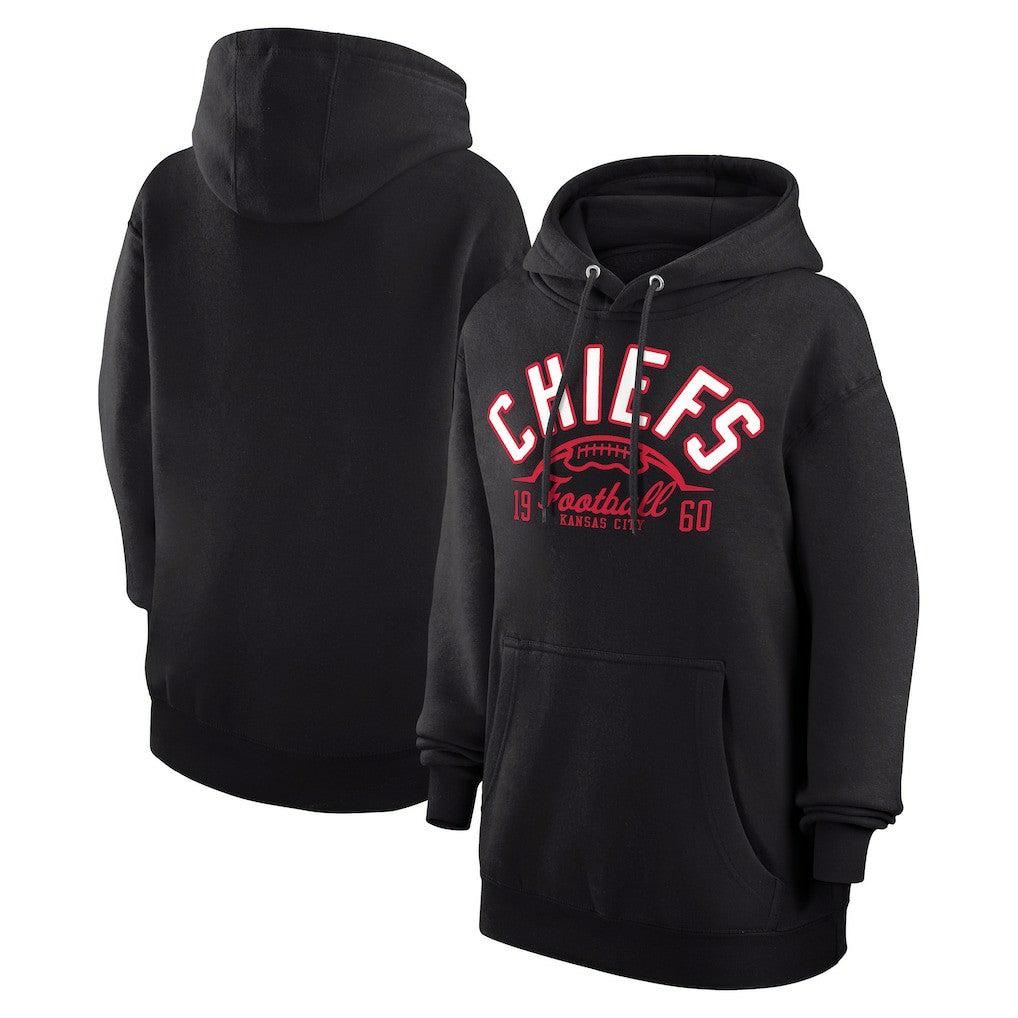 NFL Kansas City Chiefs Starter Unisex Half Ball Team Fleece Pullover Hoodie