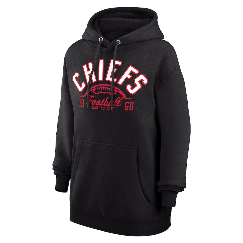 NFL Kansas City Chiefs Starter Unisex Half Ball Team Fleece Pullover Hoodie