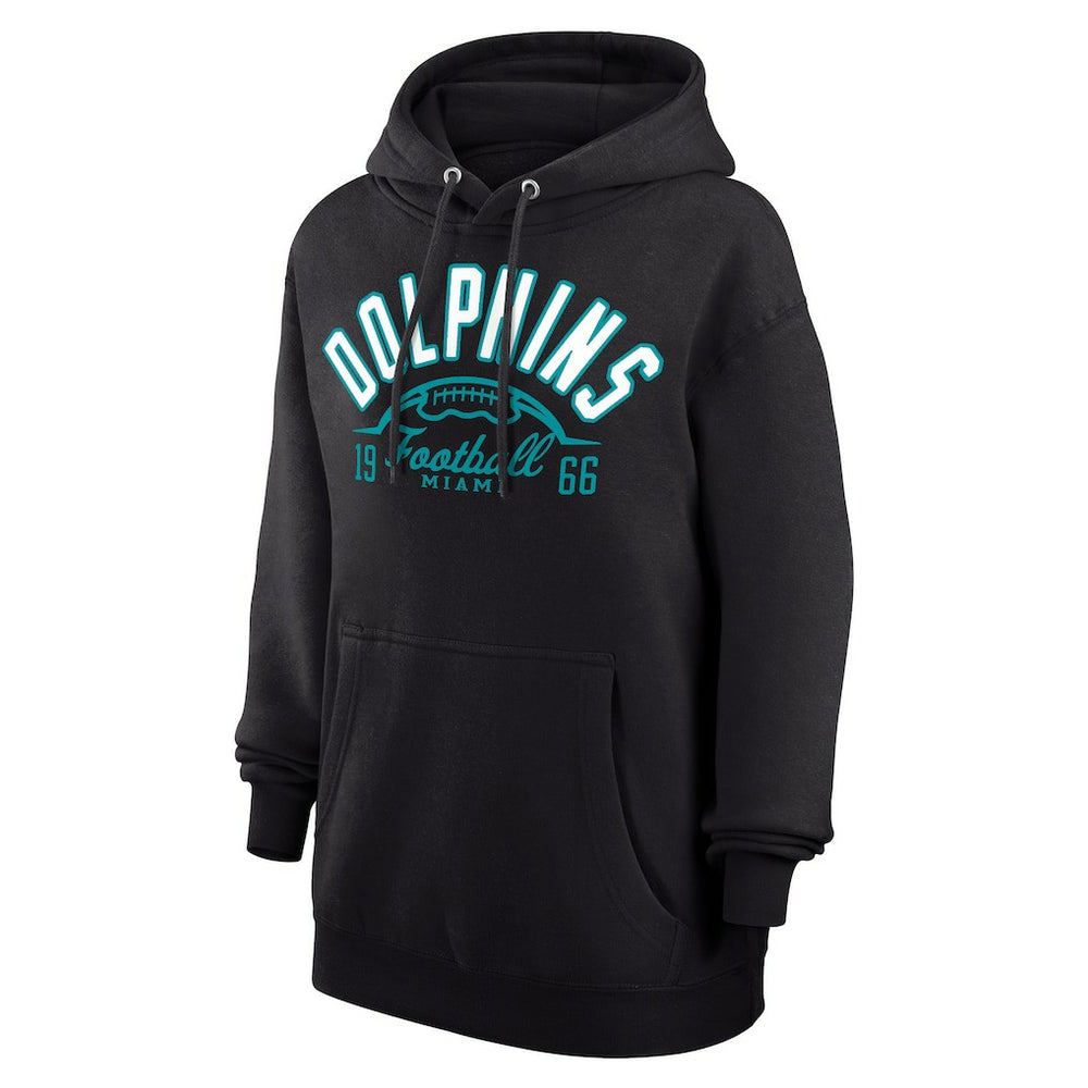 NFL Miami Dolphins Starter Unisex Half Ball Team Fleece Pullover Hoodie
