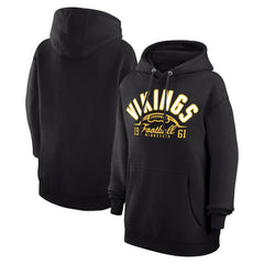 NFL Minnesota Vikings Starter Unisex Half Ball Team Fleece Pullover Hoodie