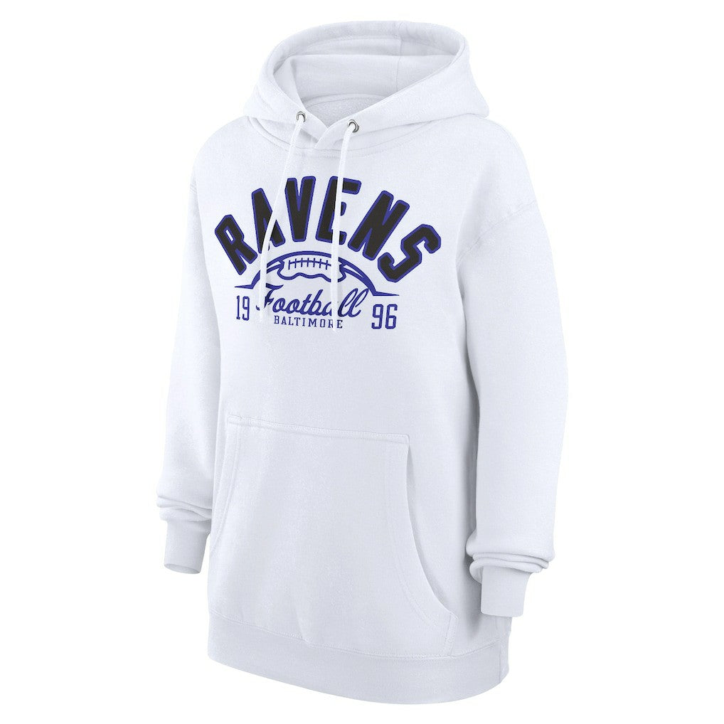 NFL Baltimore Ravens Starter Unisex Half Ball Team Fleece Pullover Hoodie