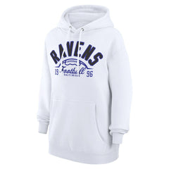 NFL Baltimore Ravens Starter Unisex Half Ball Team Fleece Pullover Hoodie