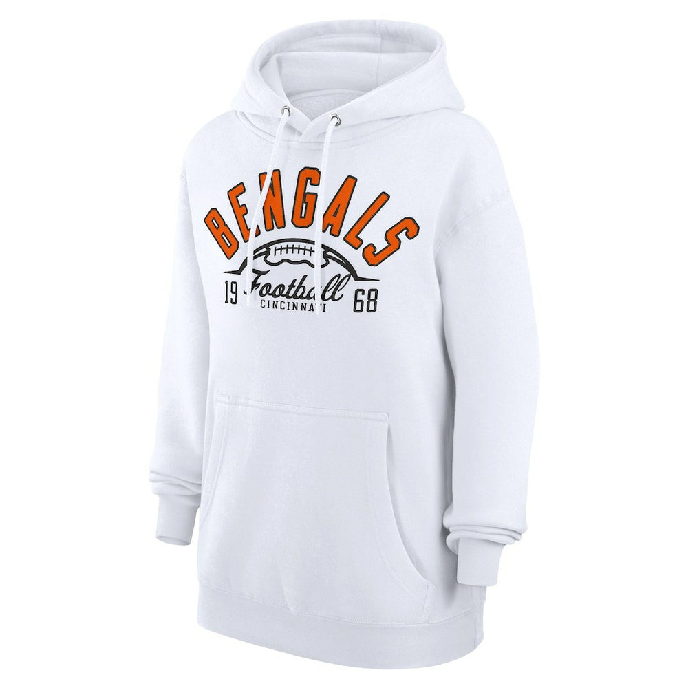NFL Cincinnati Bengals Starter Unisex Half Ball Team Fleece Pullover Hoodie