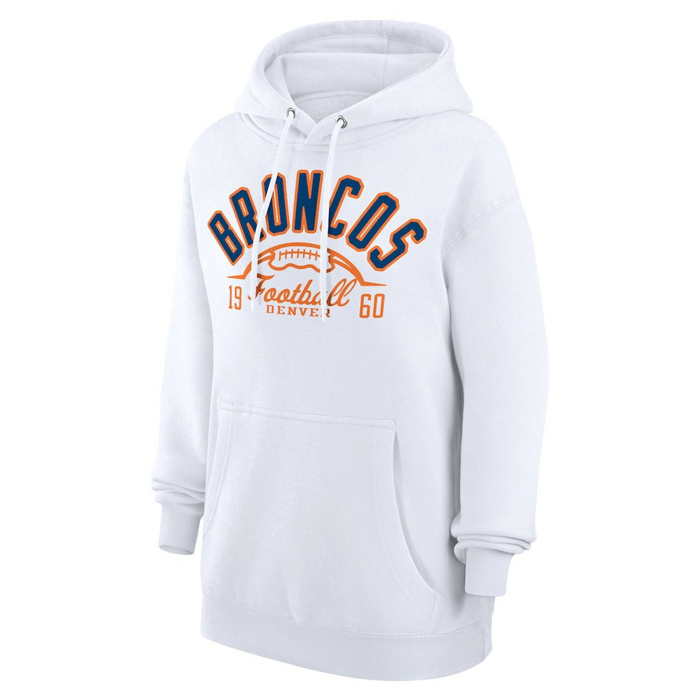 NFL Denver Broncos Starter Unisex Half Ball Team Fleece Pullover Hoodie