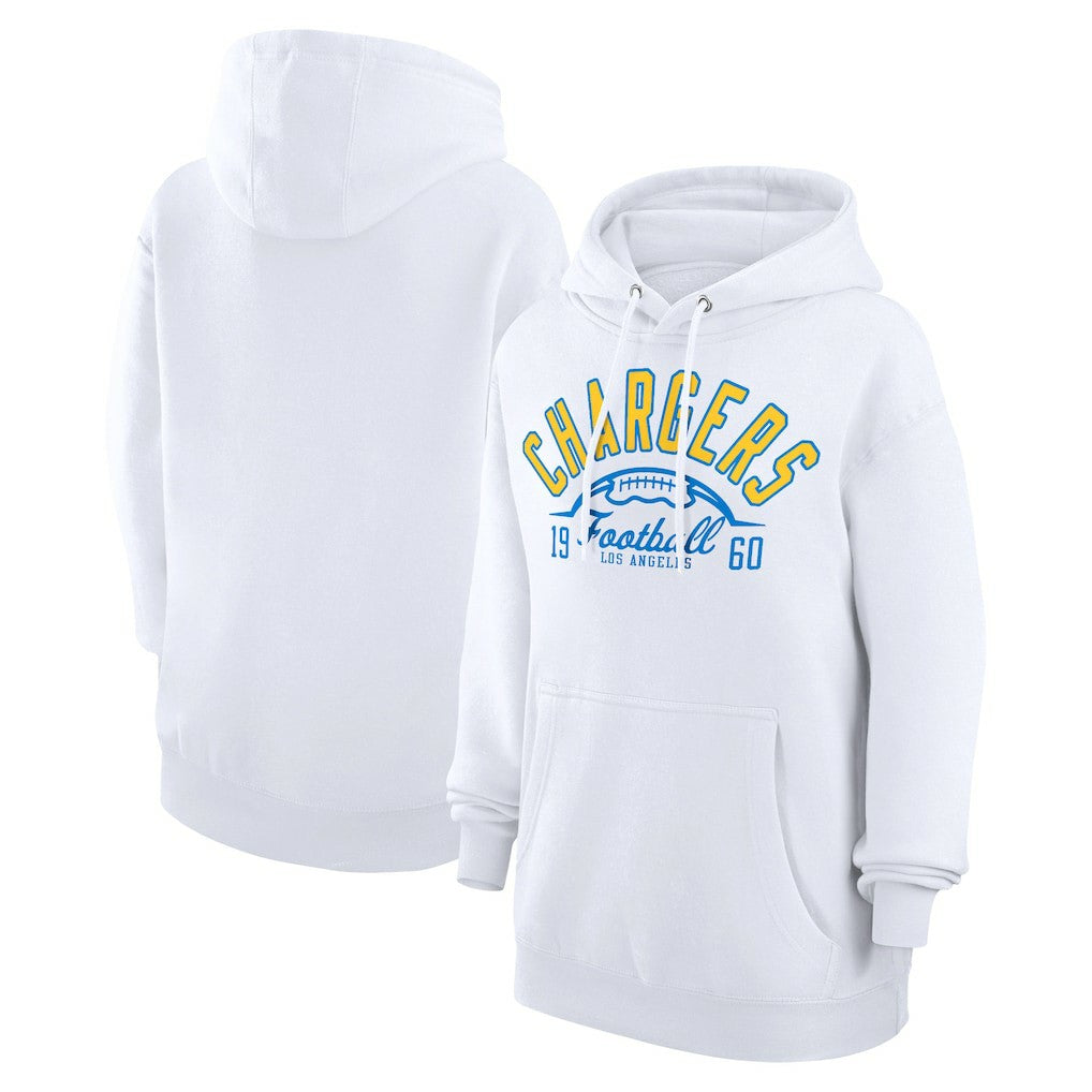 NFL Los Angeles Chargers Starter Unisex Half Ball Team Fleece Pullover Hoodie