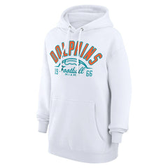 NFL Miami Dolphins Starter Unisex Half Ball Team Fleece Pullover Hoodie