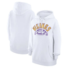 NFL Minnesota Vikings Starter Unisex Half Ball Team Fleece Pullover Hoodie