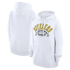 NFL Pittsburgh Steelers Starter Unisex Half Ball Team Fleece Pullover Hoodie
