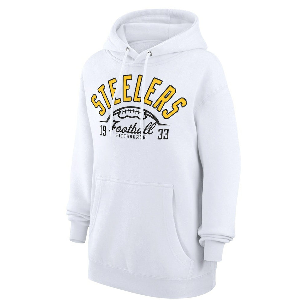 NFL Pittsburgh Steelers Starter Unisex Half Ball Team Fleece Pullover Hoodie
