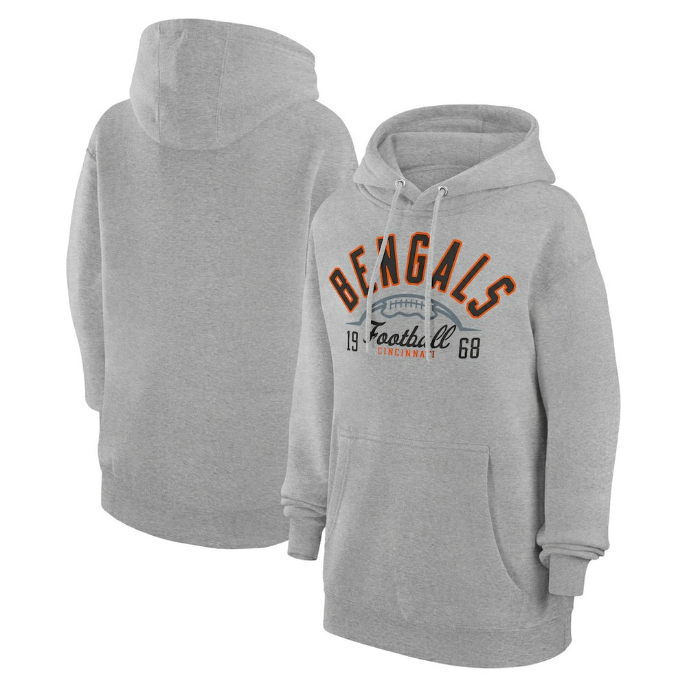 NFL Cincinnati Bengals Starter Unisex Half Ball Team Fleece Pullover Hoodie