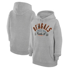 NFL Cincinnati Bengals Starter Unisex Half Ball Team Fleece Pullover Hoodie
