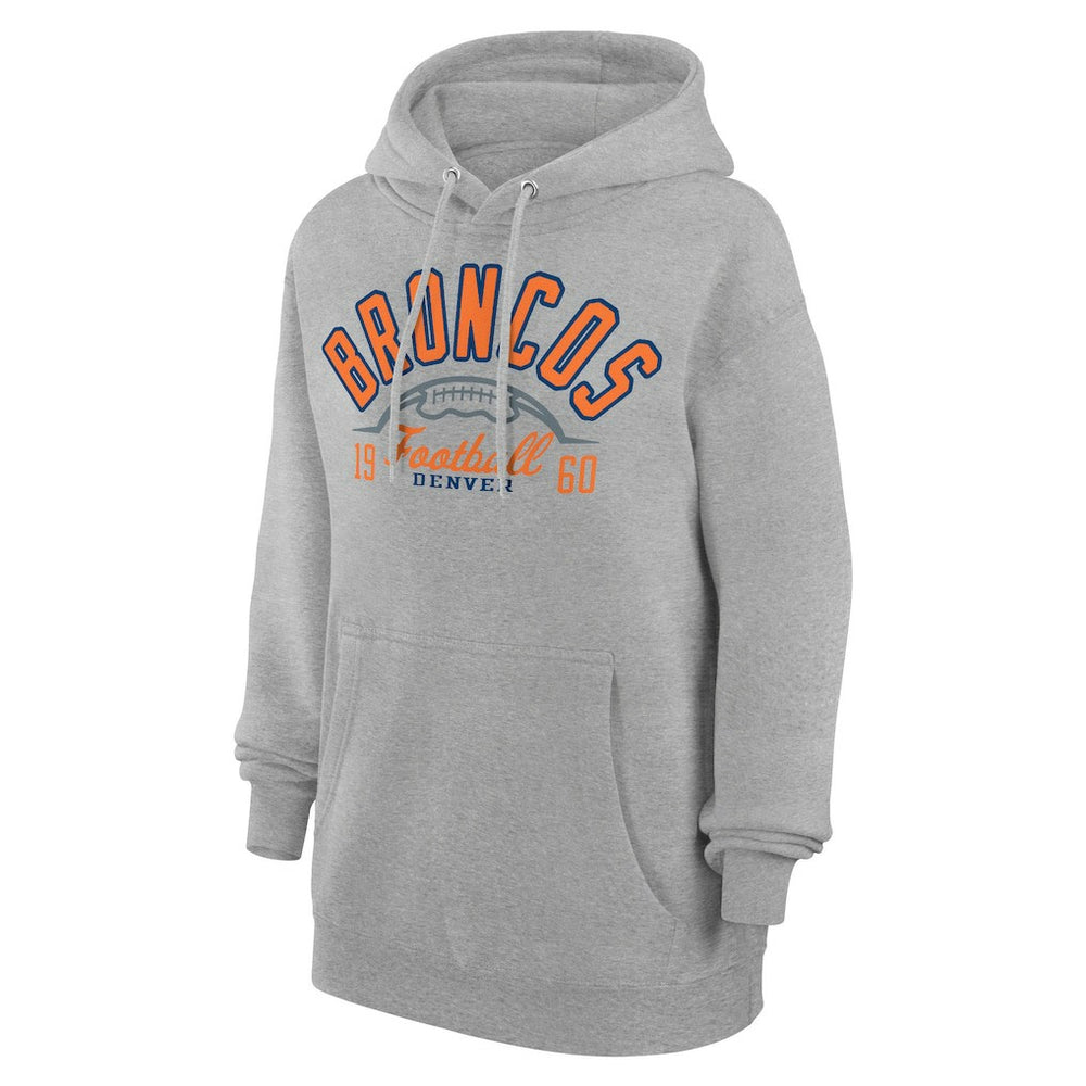 NFL Denver Broncos Starter Unisex Half Ball Team Fleece Pullover Hoodie