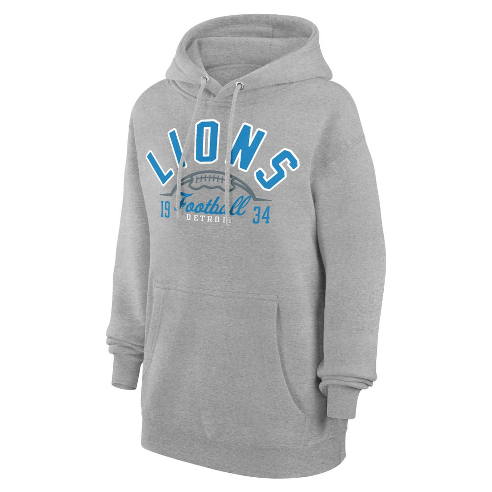 NFL Detroit Lions Starter Unisex Half Ball Team Fleece Pullover Hoodie