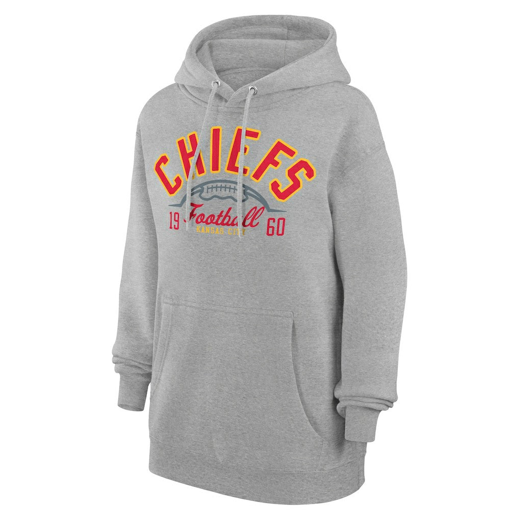 NFL Kansas City Chiefs Starter Unisex Half Ball Team Fleece Pullover Hoodie
