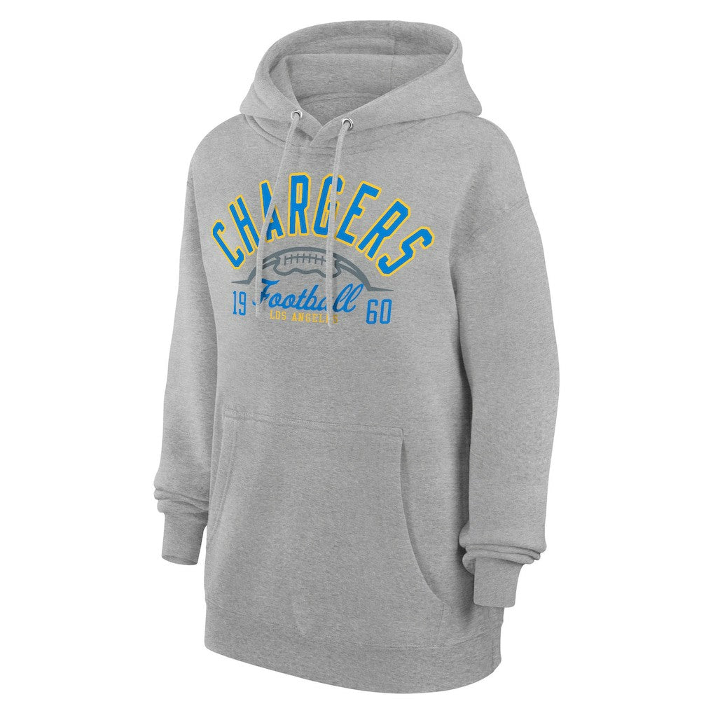 NFL Los Angeles Chargers Starter Unisex Half Ball Team Fleece Pullover Hoodie