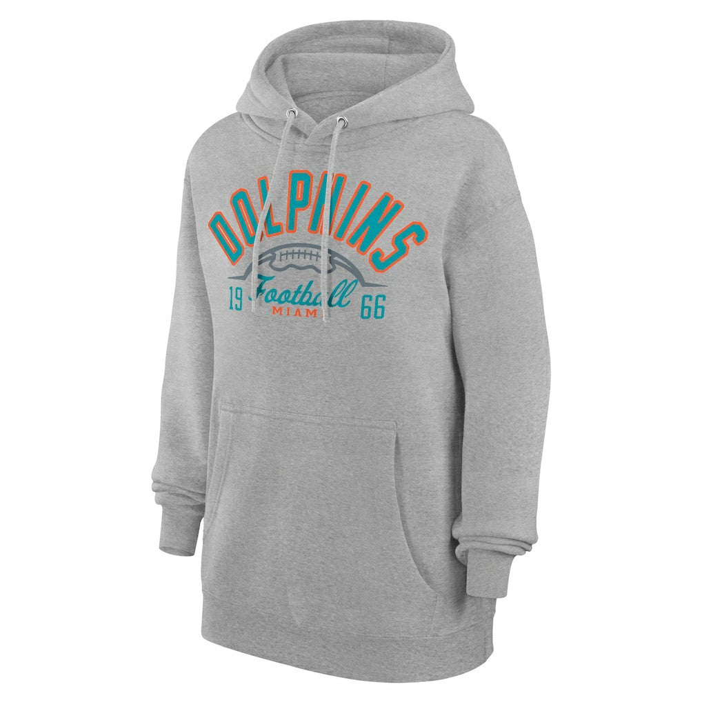 NFL Miami Dolphins Starter Unisex Half Ball Team Fleece Pullover Hoodie