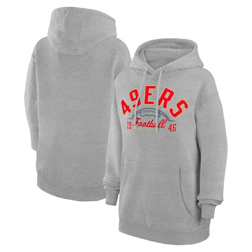 NFL San Francisco 49ers Starter Unisex Half Ball Team Fleece Pullover Hoodie