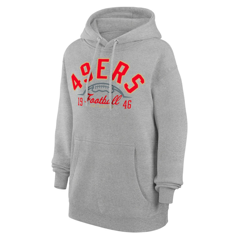 NFL San Francisco 49ers Starter Unisex Half Ball Team Fleece Pullover Hoodie