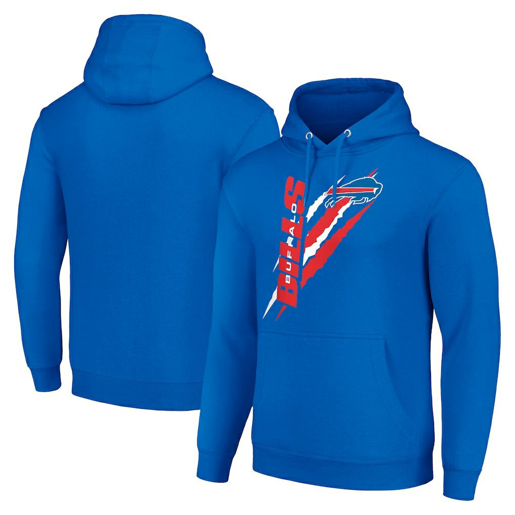 NFL Buffalo Bills Starter Unisex Color Scratch Fleece Pullover Hoodie