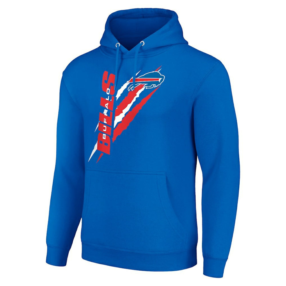 NFL Buffalo Bills Starter Unisex Color Scratch Fleece Pullover Hoodie