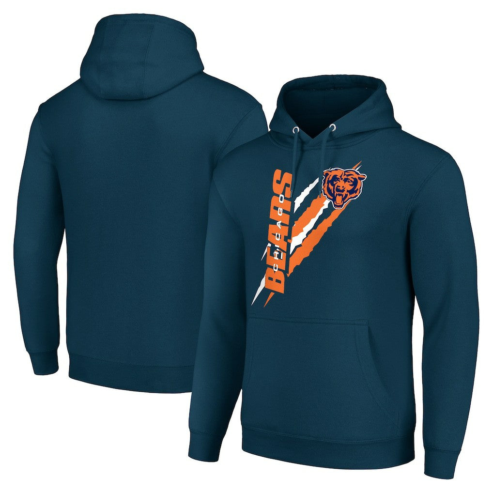 NFL Chicago Bears Starter Unisex Color Scratch Fleece Pullover Hoodie