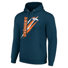 NFL Denver Broncos Starter Unisex Color Scratch Fleece Pullover Hoodie