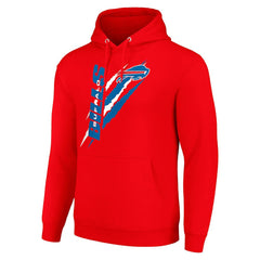 NFL Buffalo Bills Starter Unisex Color Scratch Fleece Pullover Hoodie