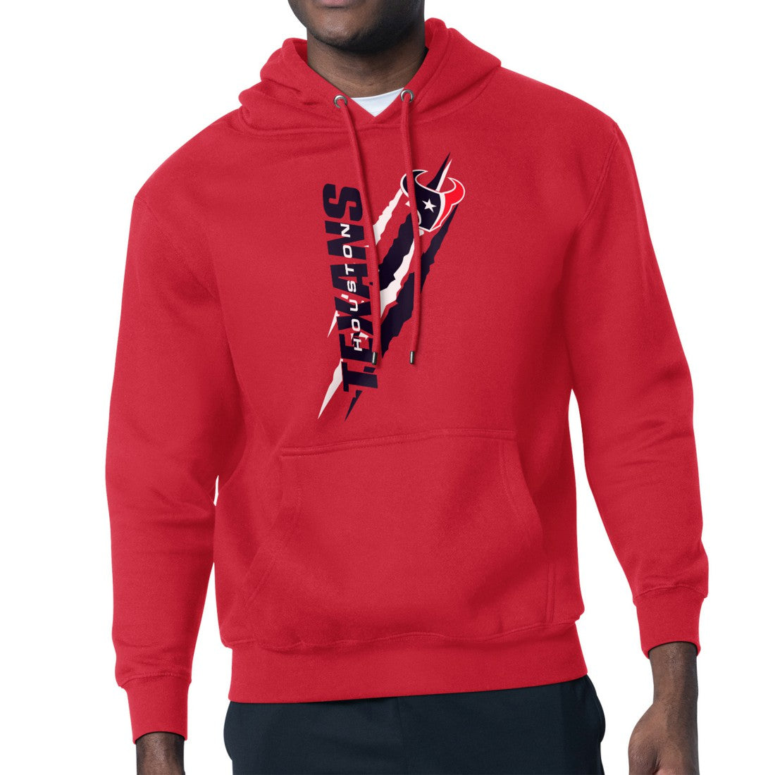 NFL Houston Texans Starter Unisex Color Scratch Fleece Pullover Hoodie