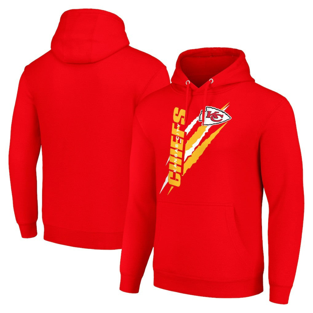 NFL Kansas City Chiefs Starter Unisex Color Scratch Fleece Pullover Hoodie
