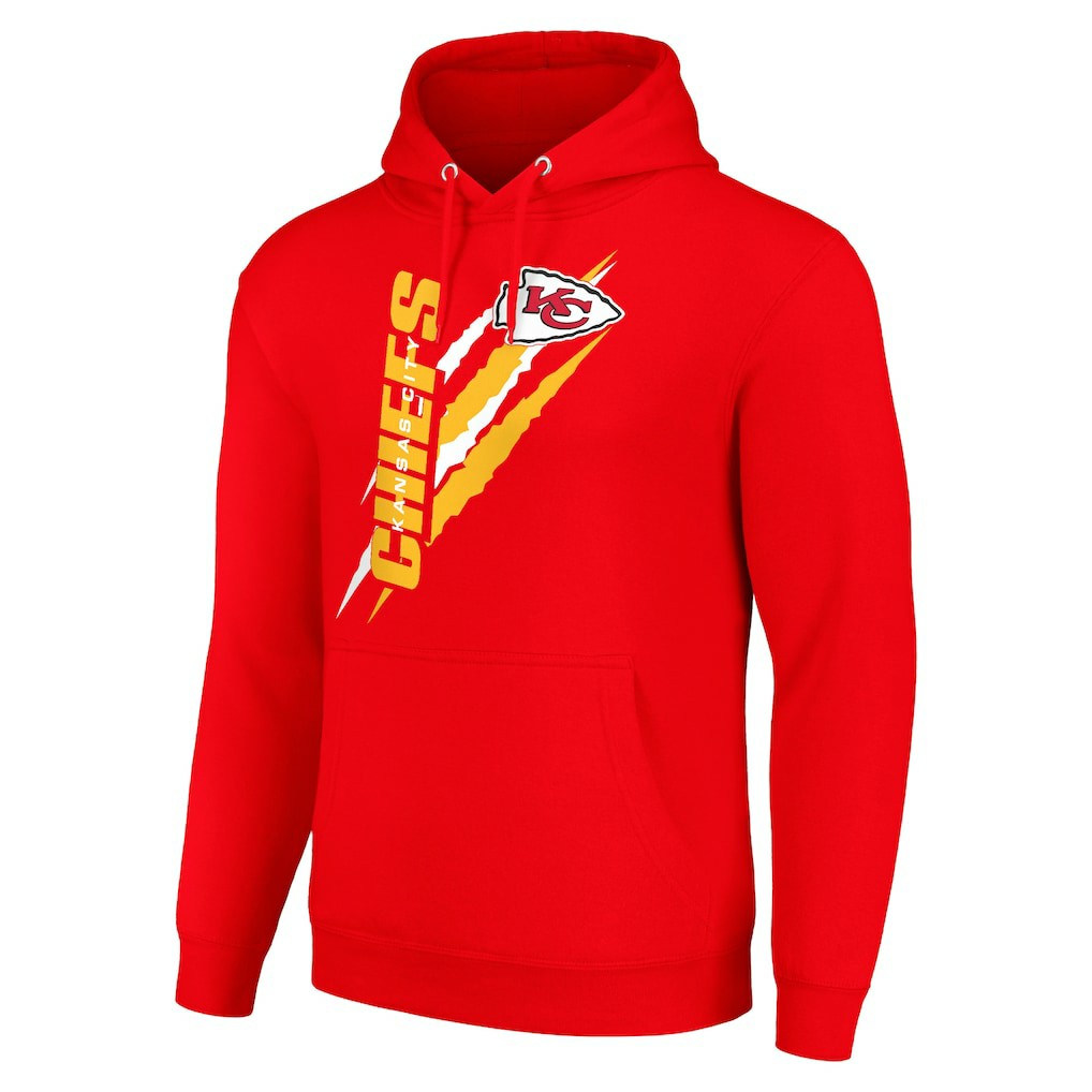 NFL Kansas City Chiefs Starter Unisex Color Scratch Fleece Pullover Hoodie