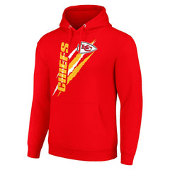 NFL Kansas City Chiefs Starter Unisex Color Scratch Fleece Pullover Hoodie