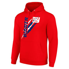 NFL New York Giants Starter Unisex Color Scratch Fleece Pullover Hoodie