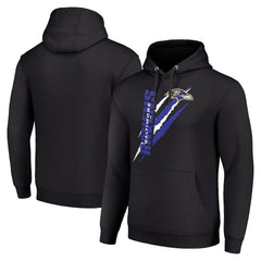 NFL Baltimore Ravens Starter Unisex Color Scratch Fleece Pullover Hoodie