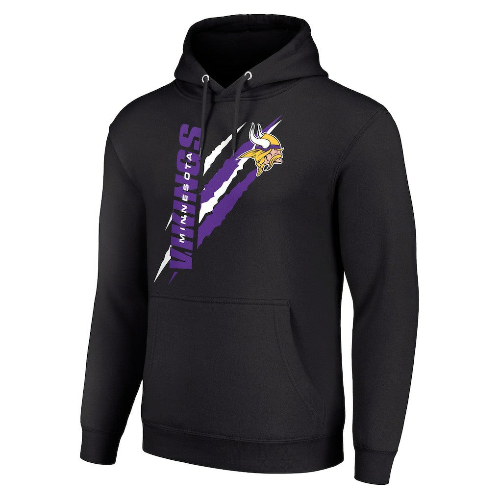 NFL Minnesota Vikings Starter Unisex Color Scratch Fleece Pullover Hoodie