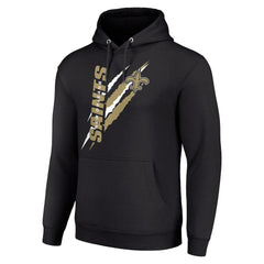 NFL New Orleans Saints Starter Unisex Color Scratch Fleece Pullover Hoodie