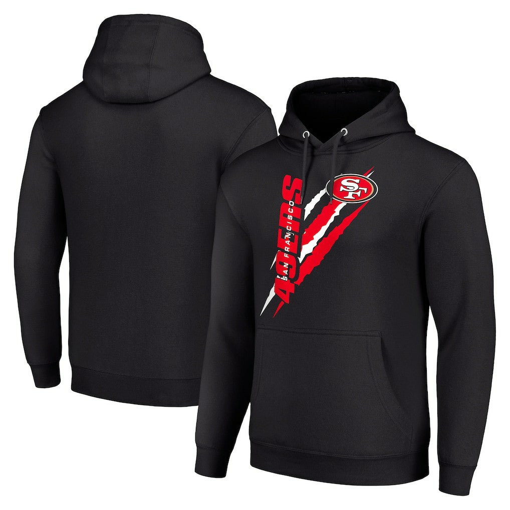 NFL San Francisco 49ers Starter Unisex Color Scratch Fleece Pullover Hoodie