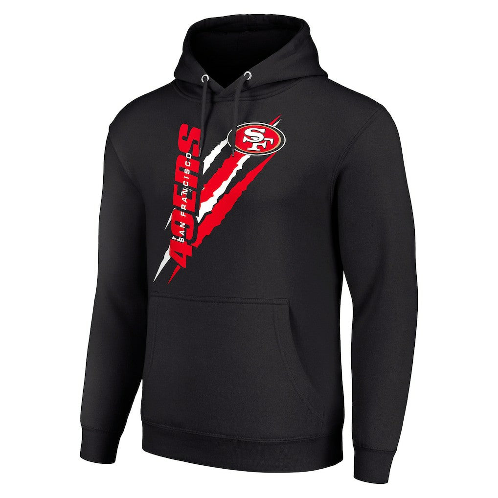 NFL San Francisco 49ers Starter Unisex Color Scratch Fleece Pullover Hoodie