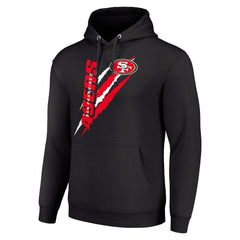 NFL San Francisco 49ers Starter Unisex Color Scratch Fleece Pullover Hoodie