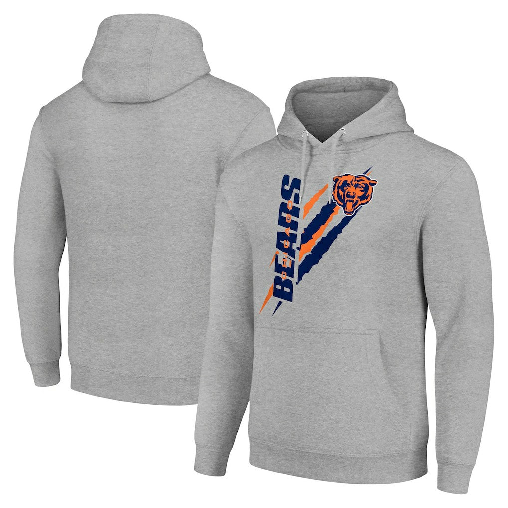NFL Chicago Bears Starter Unisex Color Scratch Fleece Pullover Hoodie
