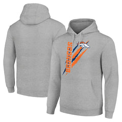 NFL Denver Broncos Starter Unisex Color Scratch Fleece Pullover Hoodie