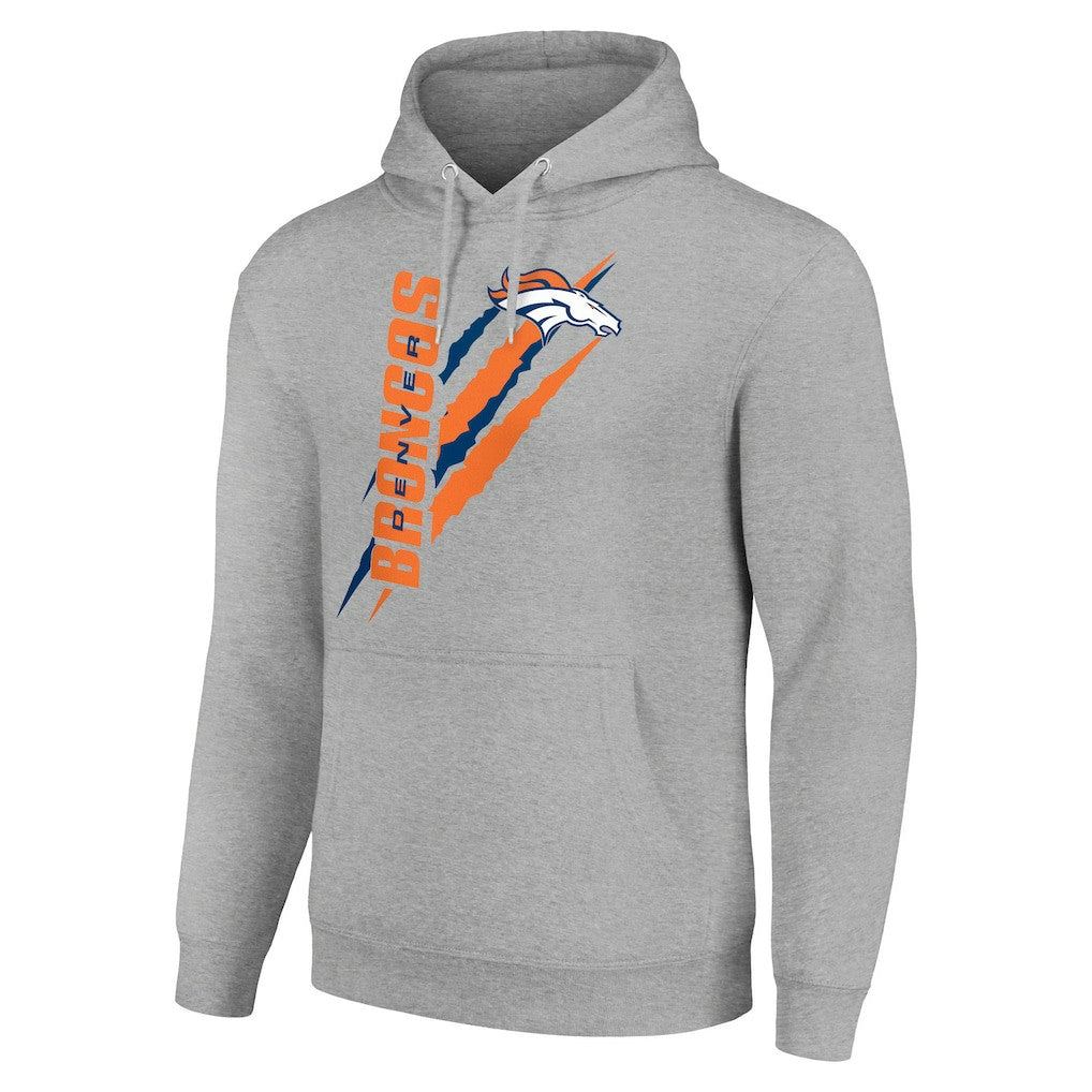 NFL Denver Broncos Starter Unisex Color Scratch Fleece Pullover Hoodie