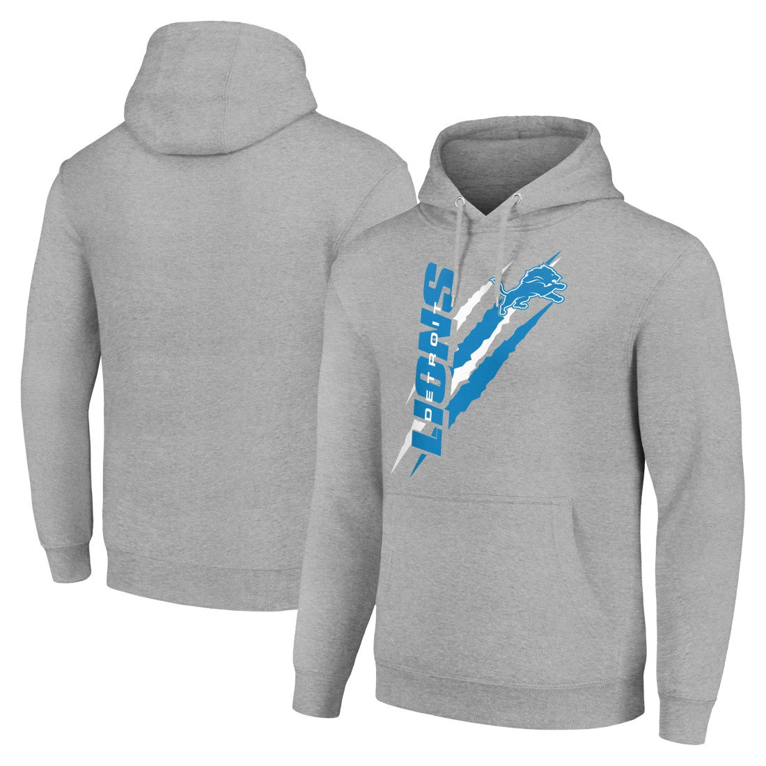 NFL Detroit Lions Starter Unisex Color Scratch Fleece Pullover Hoodie