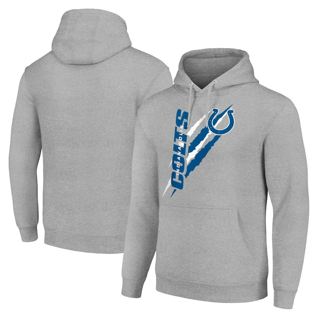 NFL Indianapolis Colts Starter Unisex Color Scratch Fleece Pullover Hoodie