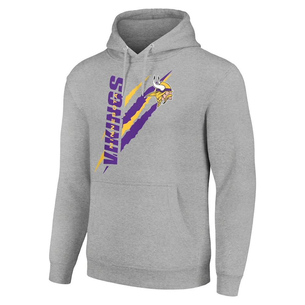 NFL Minnesota Vikings Starter Unisex Color Scratch Fleece Pullover Hoodie