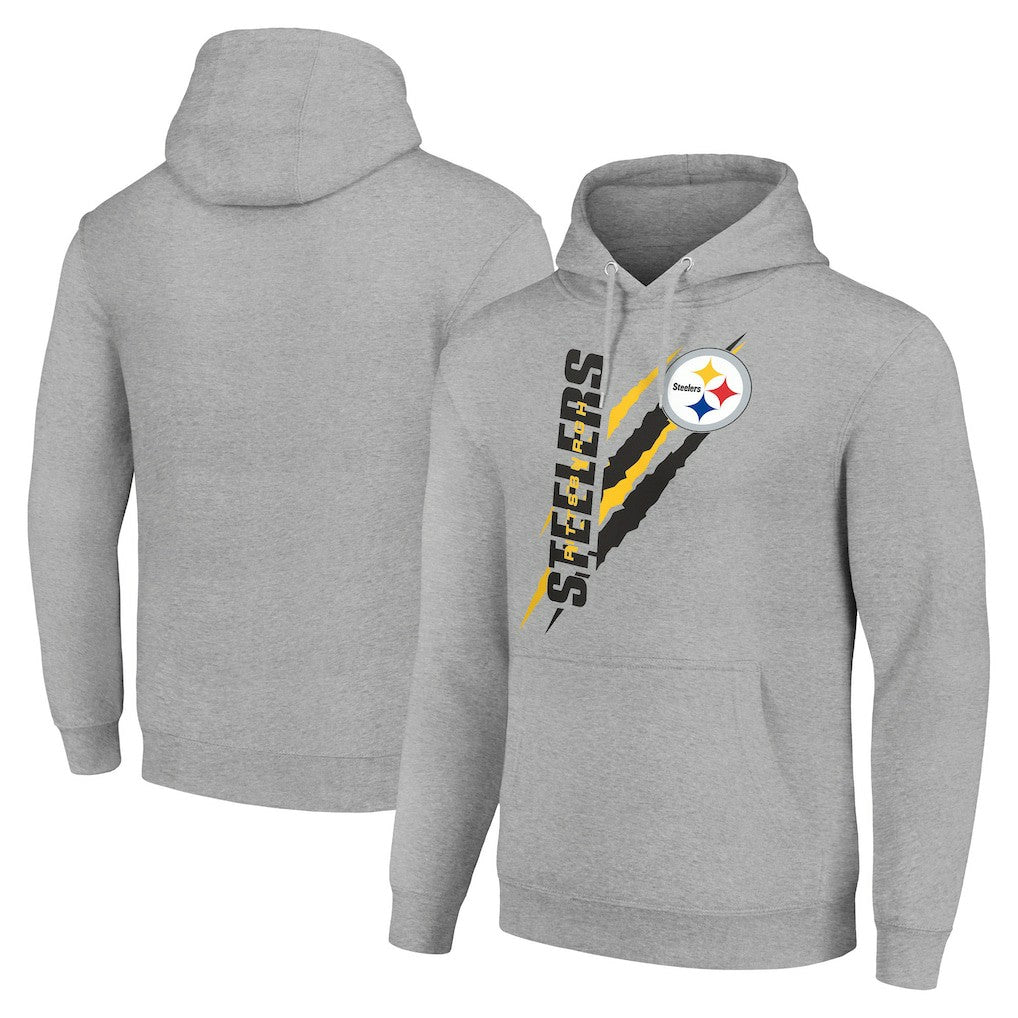 NFL Pittsburgh Steelers Starter Unisex Color Scratch Fleece Pullover Hoodie
